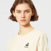 Aby bomullst-shirt med logotyp Aby bomullst-shirt med logotyp