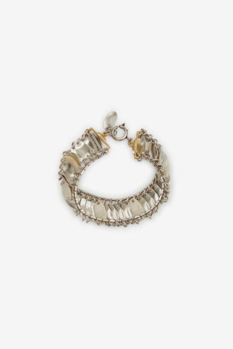 Ailys Man bred armband med miniplattor