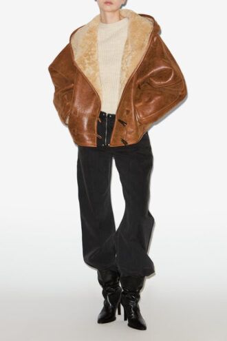 Amiel kort shearlingkapp Amiel kort shearlingkapp