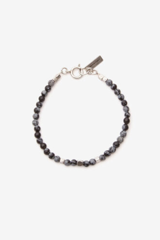 Armband i natursten Snowstone
