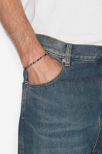 Armband i natursten Snowstone