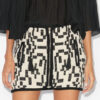 Arono kort kjol i bomullsjacquard Arono kort kjol i bomullsjacquard