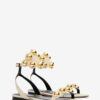 Aselda sandaler i mocka med juveler Aselda sandaler i mocka med juveler