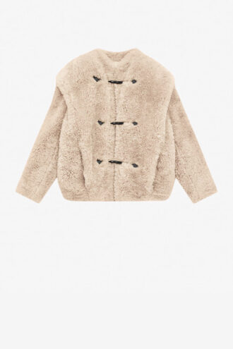 Avalia Curly Fur Style Coat