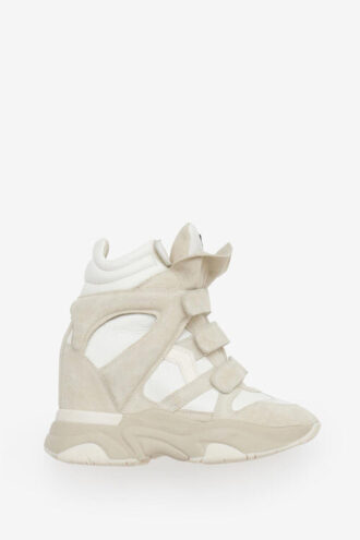 Balskee höga sneakers i läder med kilklack