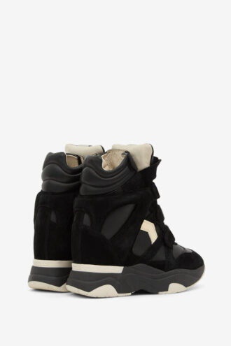Balskee höga sneakers i läder med kilklack