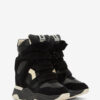 Balskee höga sneakers i läder med kilklack Balskee höga sneakers i läder med kilklack