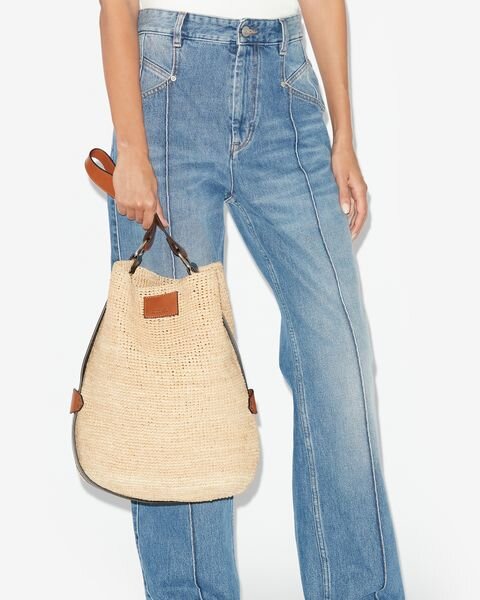 Bayia Raffia Bucket Bag Bayia Raffia Bucket Bag