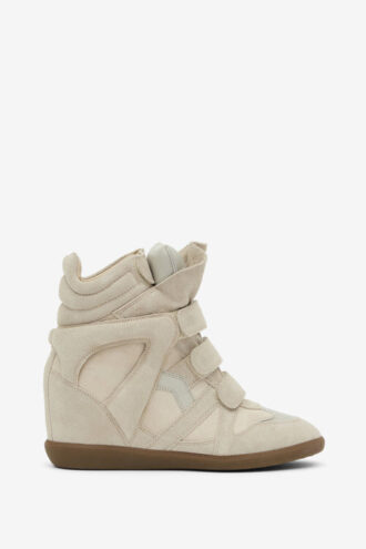 Bekett lädersneakers med kilklack