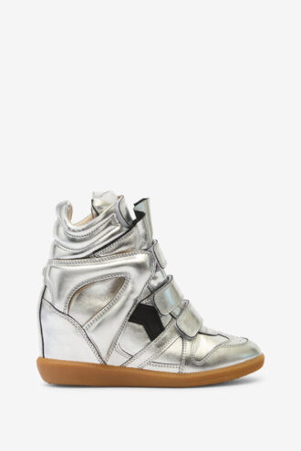 Bekett lädersneakers med kilklack