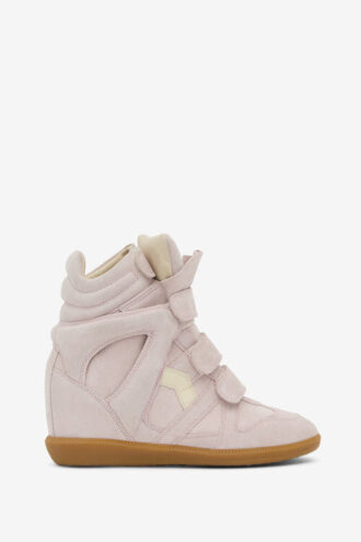 Bekett lädersneakers med kilklack