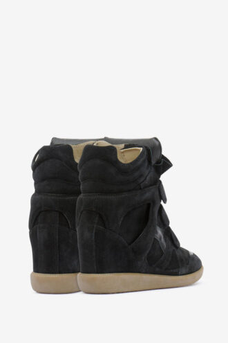 Bekett lädersneakers med kilklack