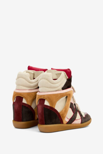 Bekett lädersneakers med kilklack