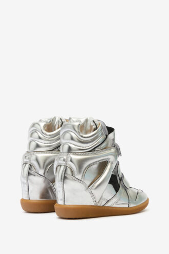 Bekett lädersneakers med kilklack