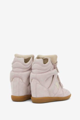 Bekett lädersneakers med kilklack