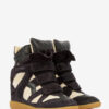 Bekett Sneakers i mocka och kalvskinn med kilklack Bekett Sneakers i mocka och kalvskinn med kilklack