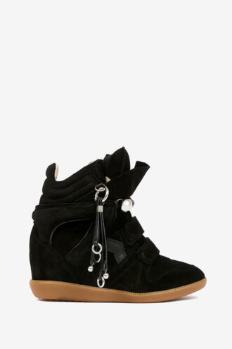 Bekett sneakers med nitar och kilklack
