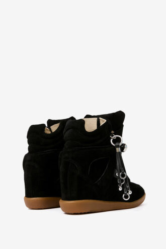 Bekett sneakers med nitar och kilklack