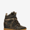 Bekett Vintage lädersneakers med kilklack Bekett Vintage lädersneakers med kilklack