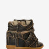 Bekett Vintage lädersneakers med kilklack Bekett Vintage lädersneakers med kilklack