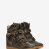 Bekett Vintage lädersneakers med kilklack Bekett Vintage lädersneakers med kilklack
