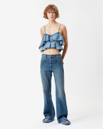 Belvira utsvängda jeans