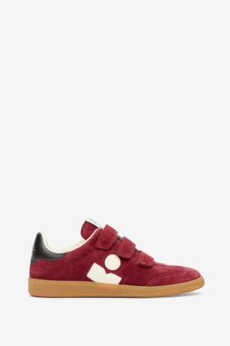 Beth låga sneakers i mocka och kalvskinn