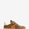 Beth låga sneakers i mocka och kalvskinn Beth låga sneakers i mocka och kalvskinn