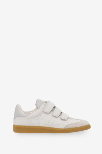 Beth låga sneakers i mocka och kalvskinn