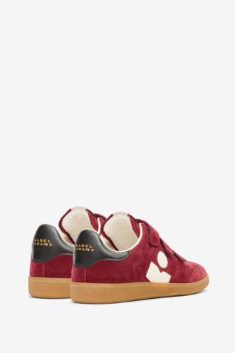 Beth låga sneakers i mocka och kalvskinn