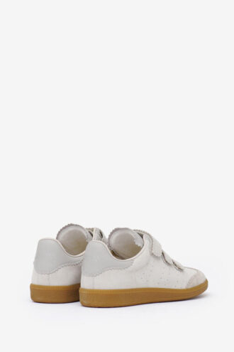 Beth låga sneakers i mocka och kalvskinn