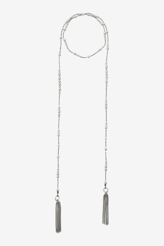 Bob Bead och Pompom Scarf