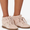 Bobby Sneakers med kilklack i perforerat mocka Bobby Sneakers med kilklack i perforerat mocka