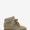 Bobby Suede kalvskinnssneakers med kilklack Bobby Suede kalvskinnssneakers med kilklack