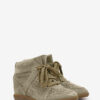 Bobby Suede kalvskinnssneakers med kilklack Bobby Suede kalvskinnssneakers med kilklack