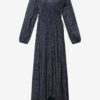 Briane lång muslindress med tryck Briane lång muslindress med tryck