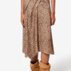 Cacia underskjol i blommig silkesjacquard Cacia underskjol i blommig silkesjacquard
