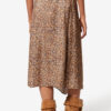 Cacia underskjol i blommig silkesjacquard Cacia underskjol i blommig silkesjacquard