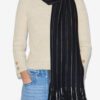 Carlysta lång randig kashmir- och ullscarf Carlysta lång randig kashmir- och ullscarf
