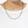 Casablanca Halsband i guldfärgad mässingskedja Casablanca Halsband i guldfärgad mässingskedja