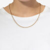 Casablanca Halsband i guldfärgad mässingskedja Casablanca Halsband i guldfärgad mässingskedja