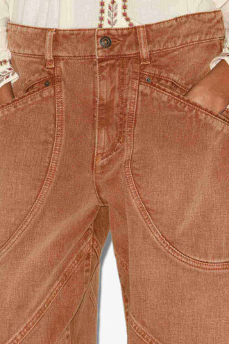 Catarina Denim Jeans med synliga sömmar Catarina Denim Jeans med synliga sömmar