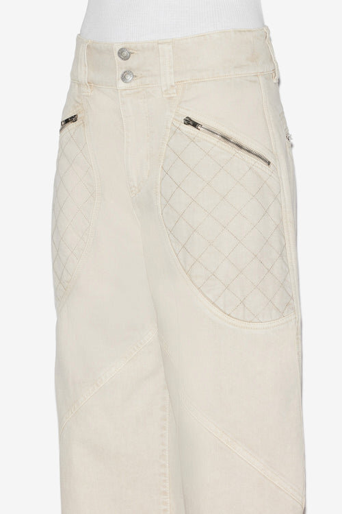 Catarina-jeans med quiltade detaljer Catarina-jeans med quiltade detaljer