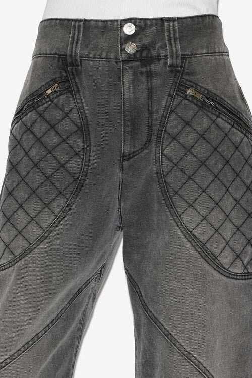 Catarina-jeans med quiltade detaljer Catarina-jeans med quiltade detaljer