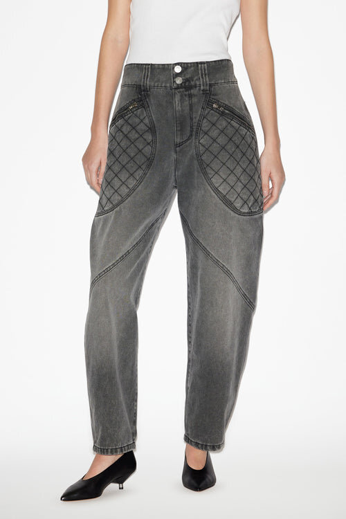 Catarina-jeans med quiltade detaljer Catarina-jeans med quiltade detaljer