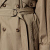 Chilma randig trenchcoat i bomull Chilma randig trenchcoat i bomull