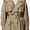 Chilma randig trenchcoat i bomull Chilma randig trenchcoat i bomull