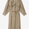 Chilma randig trenchcoat i bomull Chilma randig trenchcoat i bomull