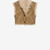 Clara Faux Shearling fårskinnsväst Clara Faux Shearling fårskinnsväst