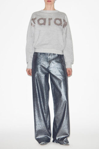 Cover Metallic Denim Jeans